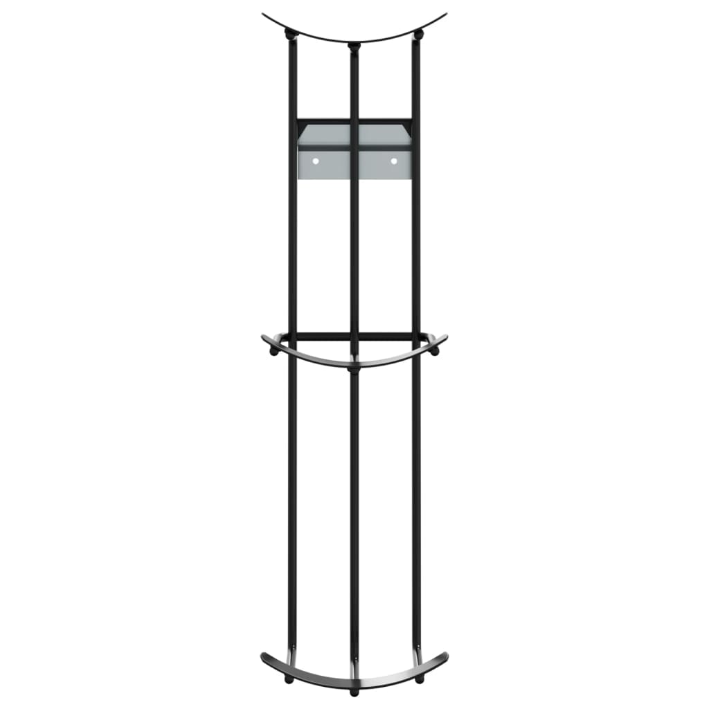 Barriers stand holders, 2pcs, black, steel