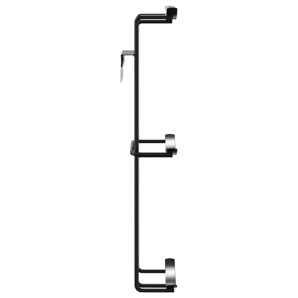 Barriers stand holders, 2pcs, black, steel