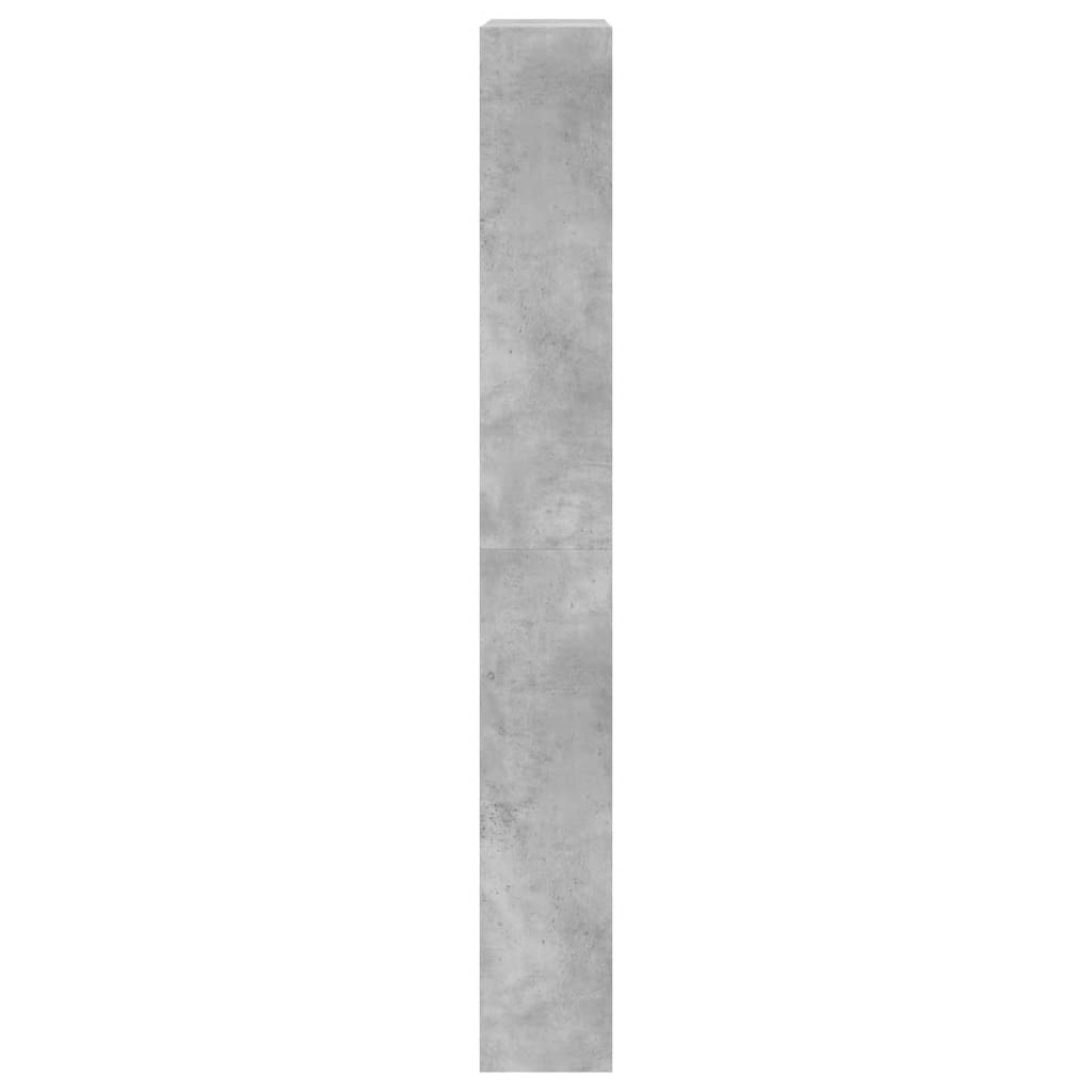 Batų spintelė su 4 stalčiais, betono, 80x21x163,5cm