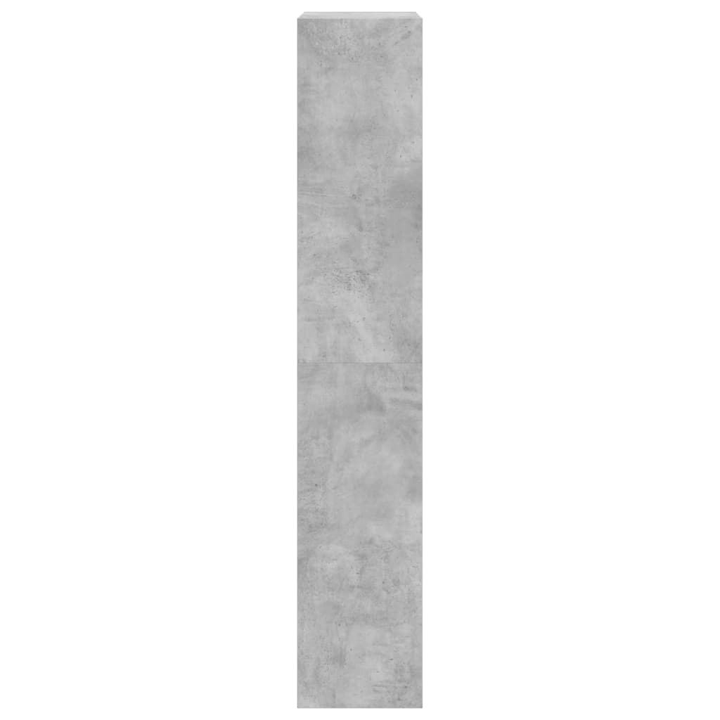 Batų spintelė su 4 stalčiais, betono, 60x34x187,5cm