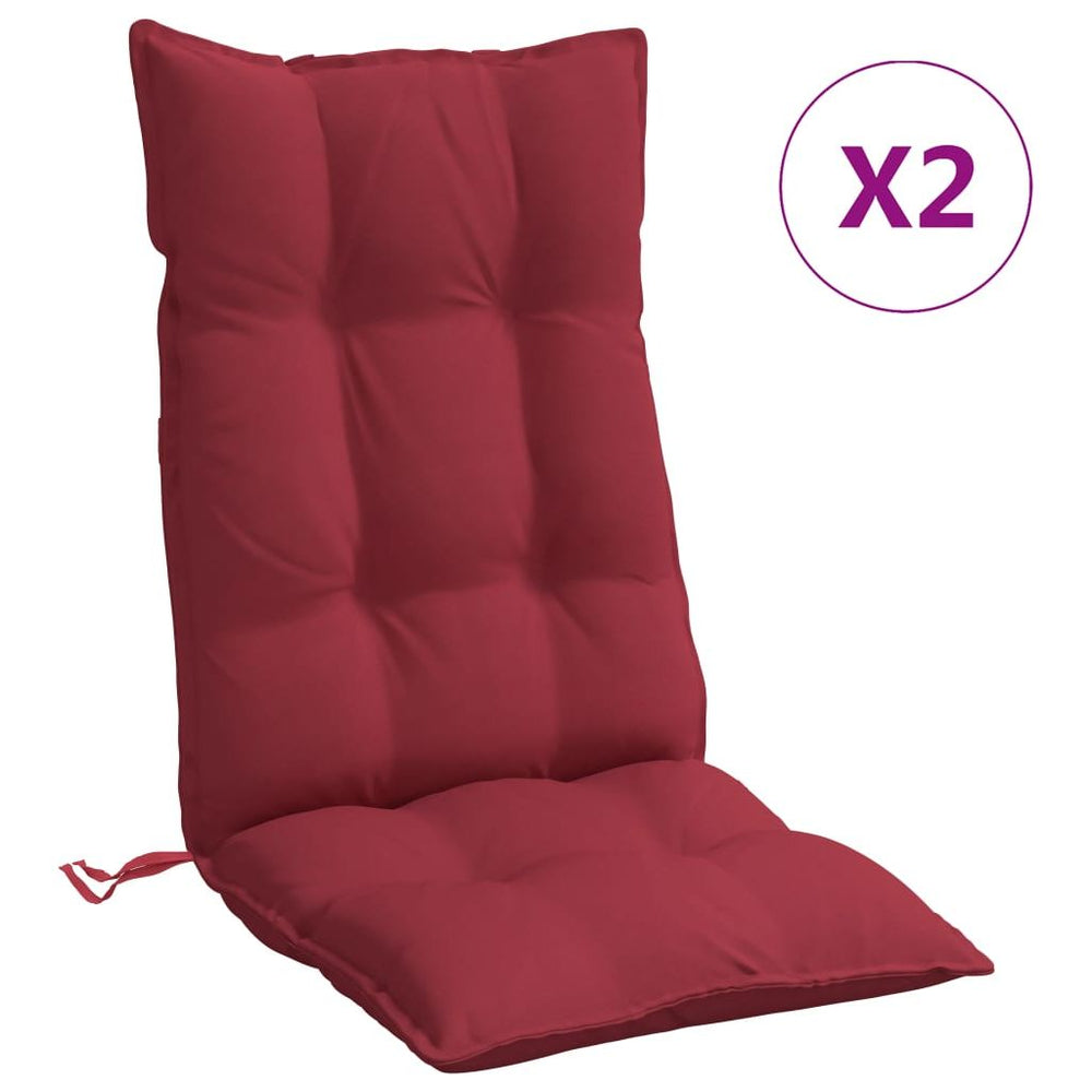 Kėdės pagalvėlės, 2vnt., raudonojo vyno, oksfordo audinys