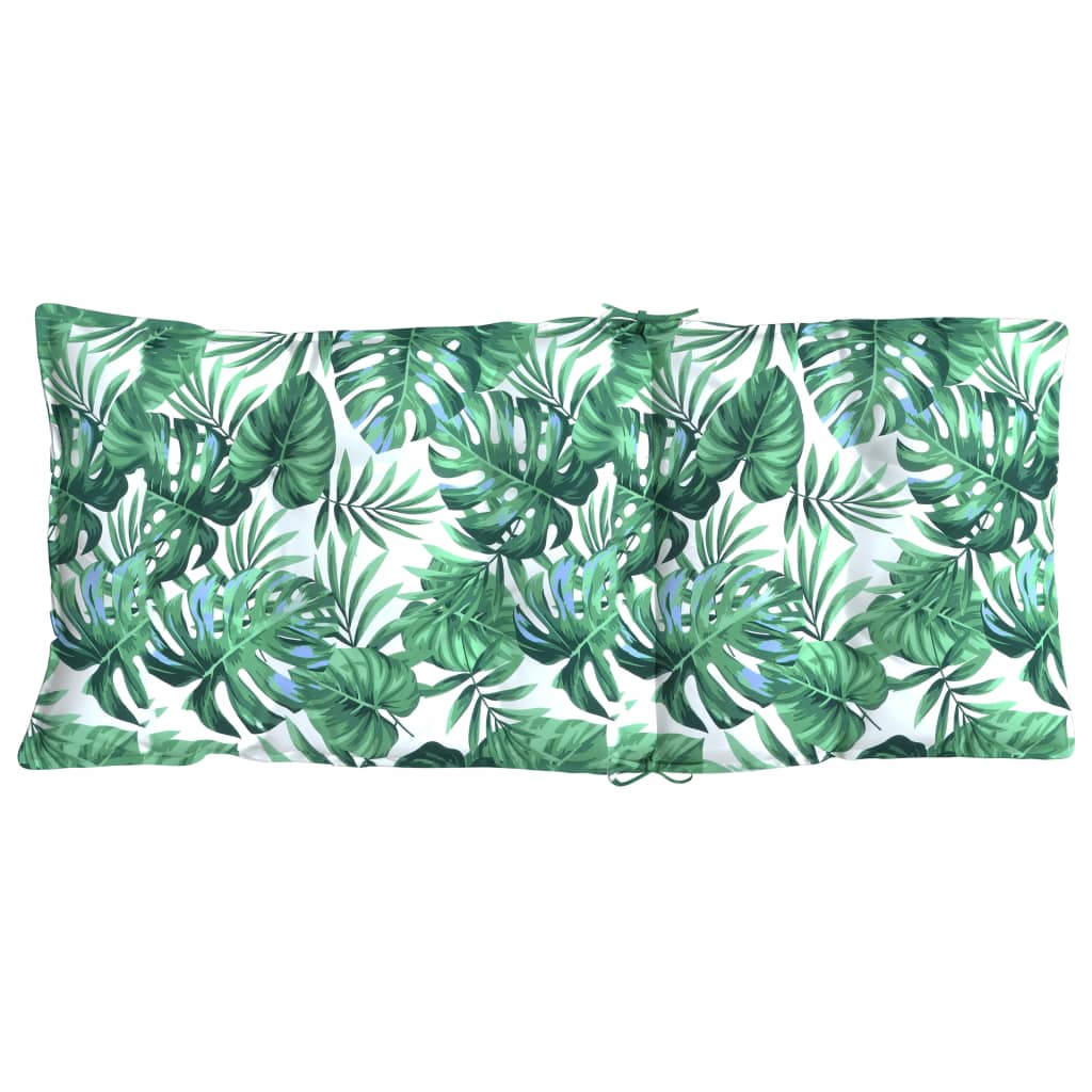 Chair cushions, 6 pcs., Oxford fabric, with leaves
