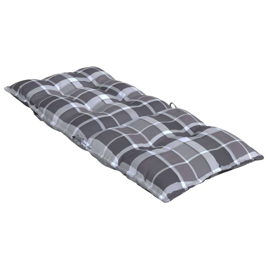 Chair cushions, 2 pcs., Oxford fabric, checkered