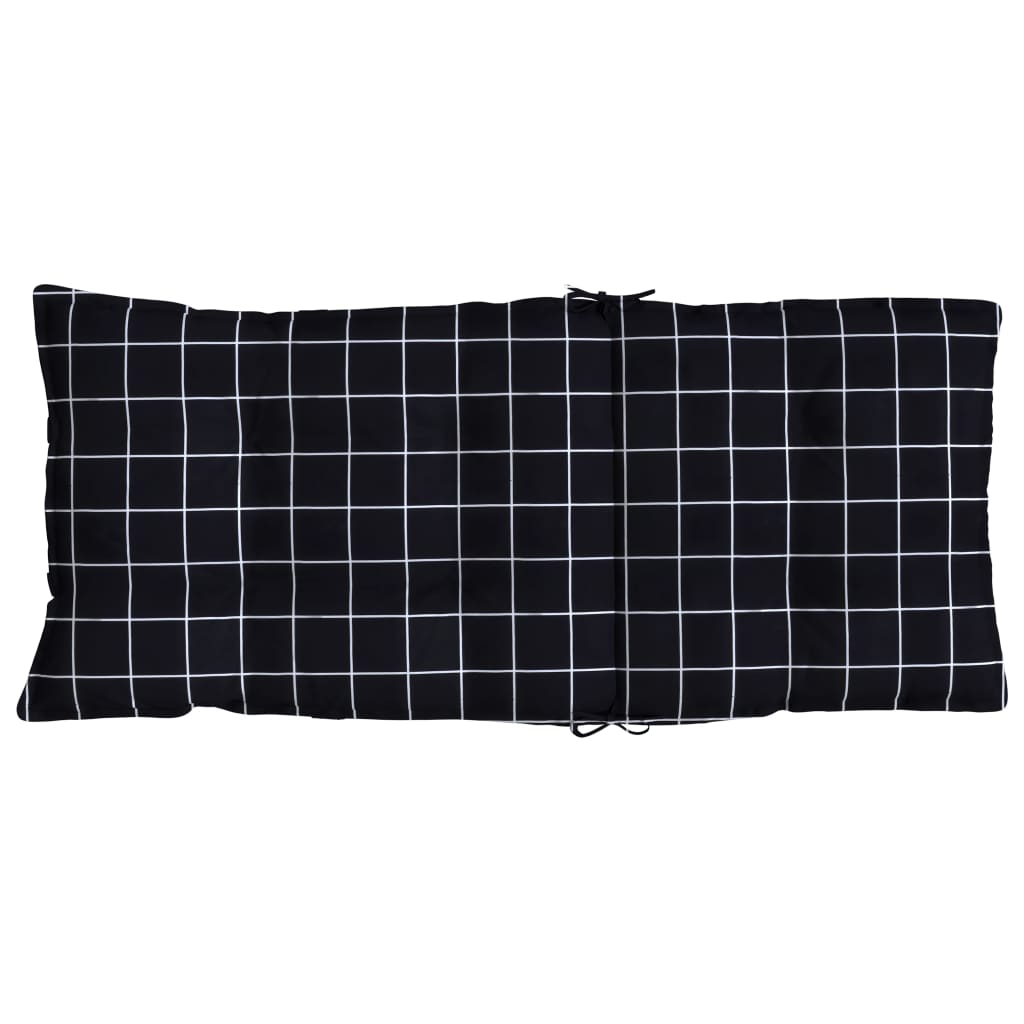 Chair cushions, 6 pcs, oxford fabric, checked