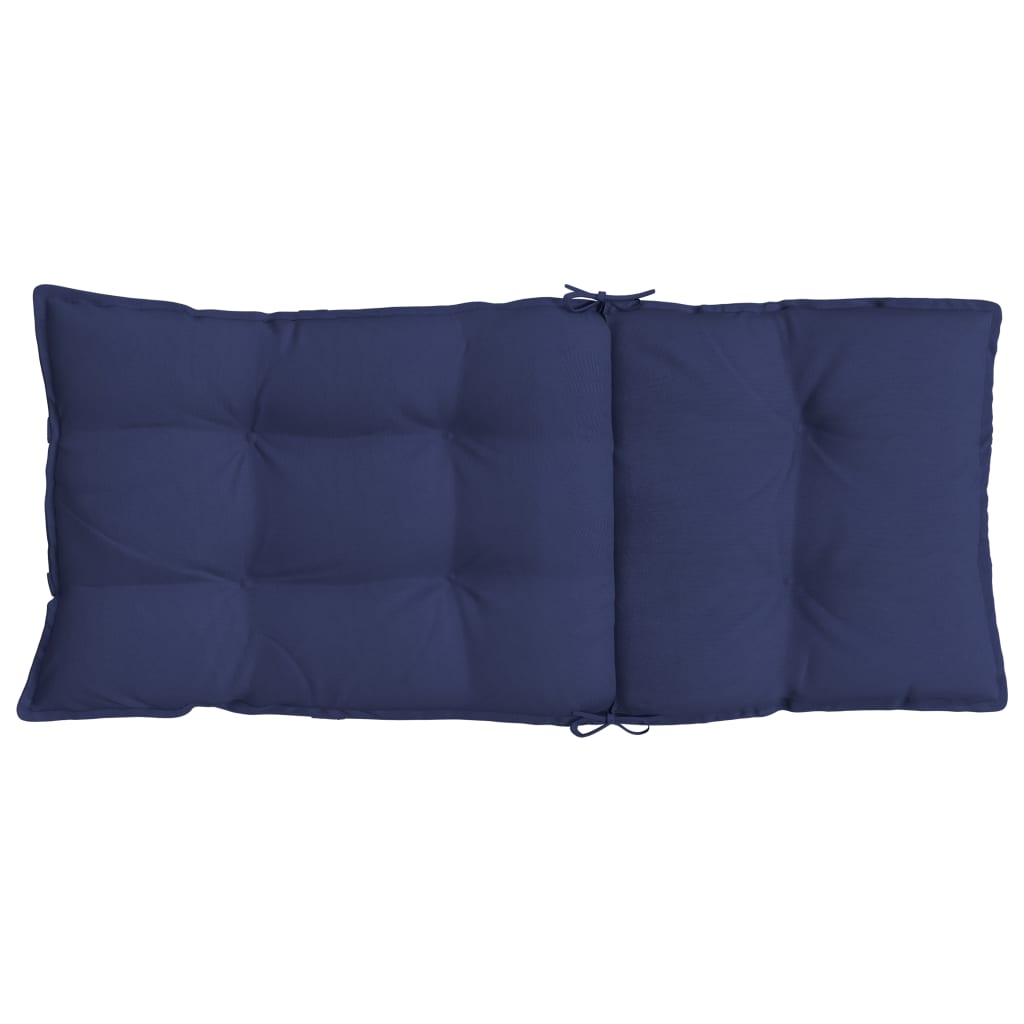 Chair cushions, 6 pcs., dark blue, Oxford fabric