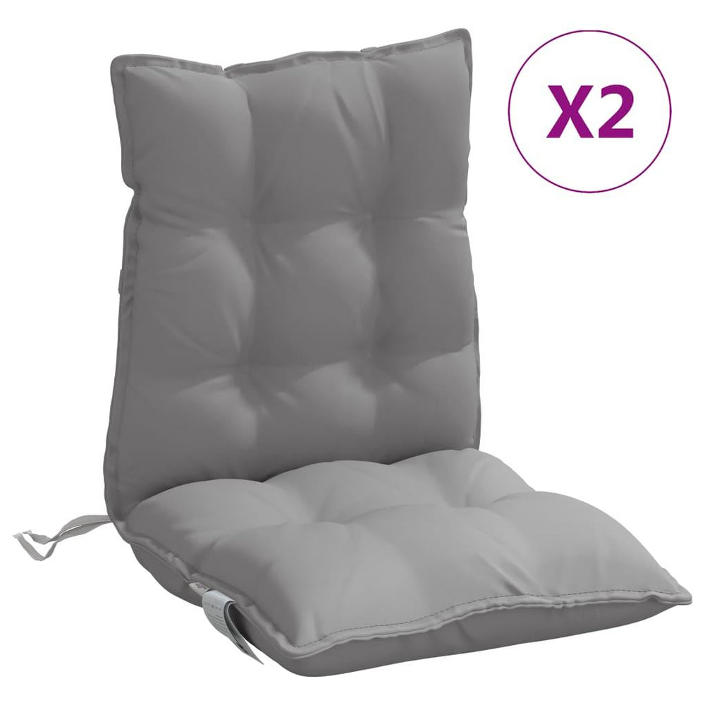 Kėdės pagalvėlės, 2vnt., pilkos, oksfordo audinys