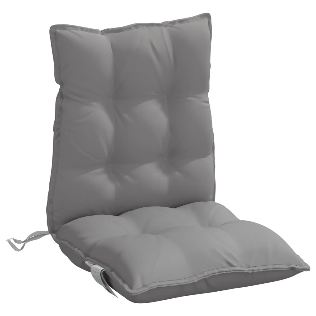 Chair cushions, 4 pcs., grey, oxford fabric