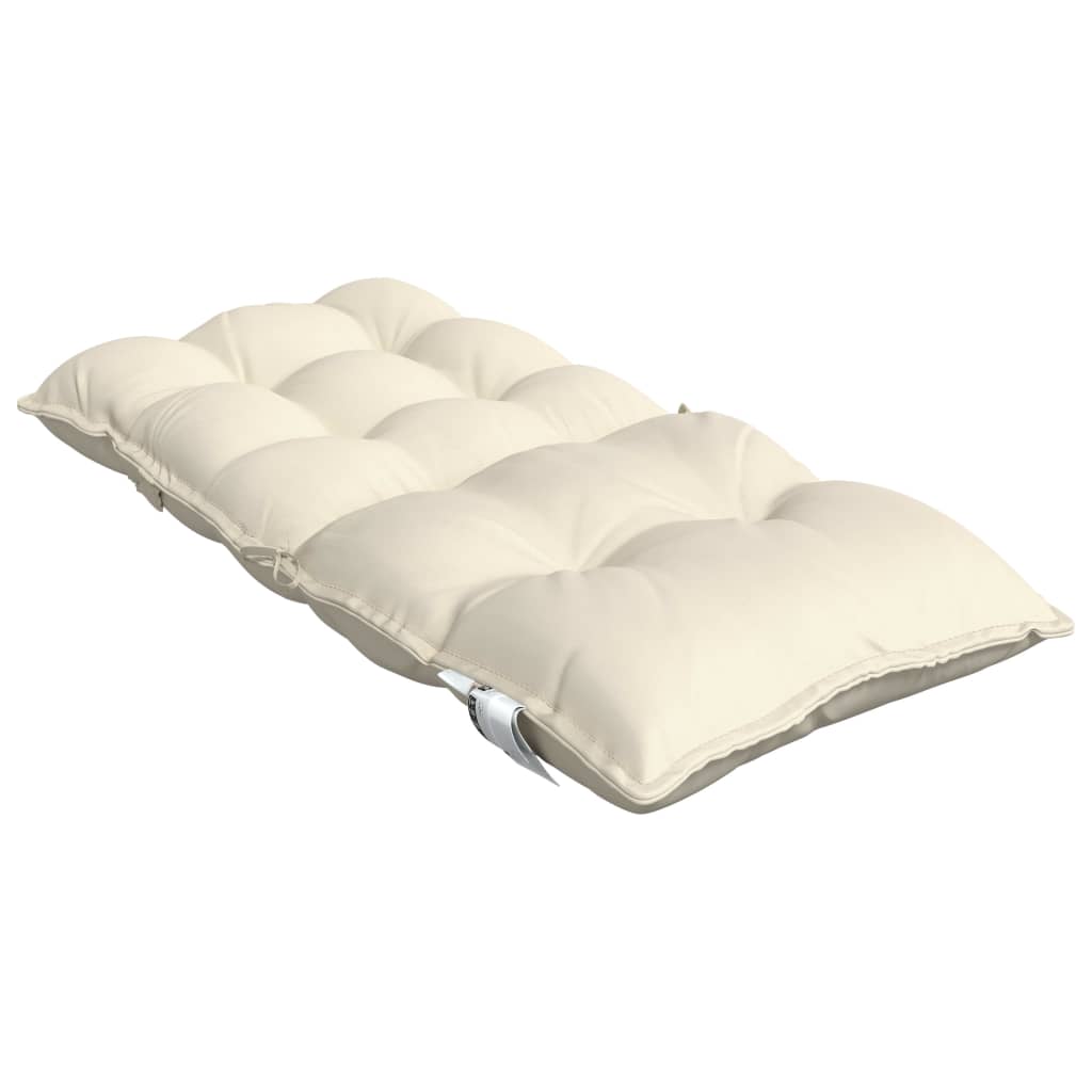 Chair cushions, 2 pcs., cream, Oxford fabric