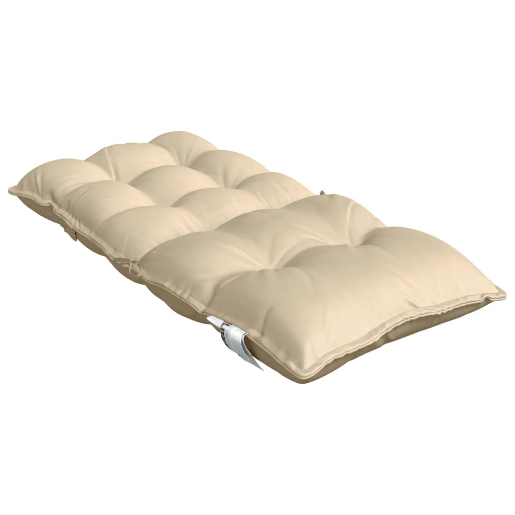 Chair cushions, 4 pcs, beige, oxford fabric