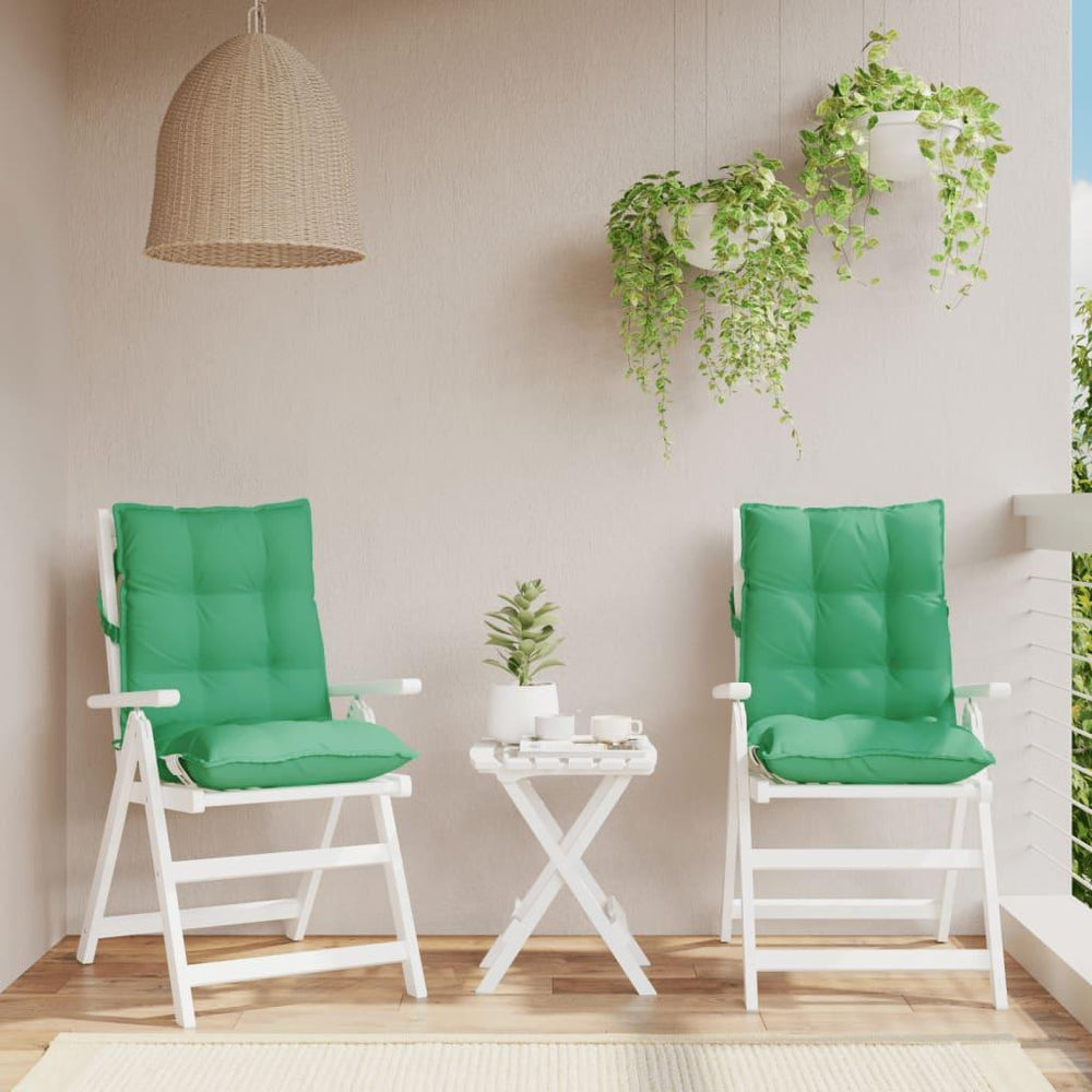 Kėdės pagalvėlės, 2vnt., žalios, oksfordo audinys