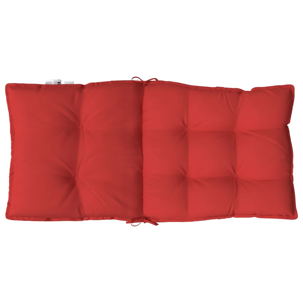 Chair cushions, 6 pcs., red, oxford fabric