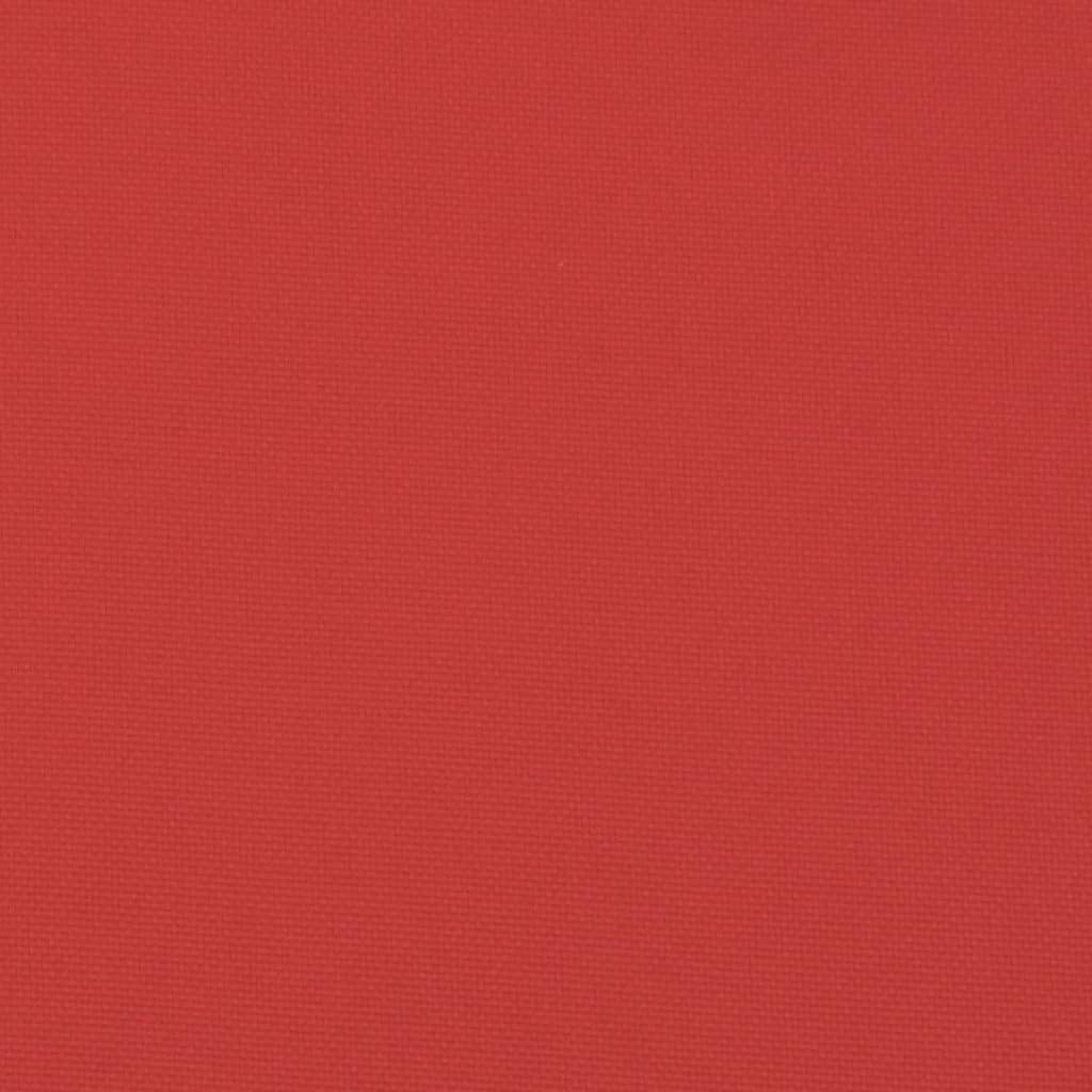 Chair cushions, 6 pcs., red, oxford fabric