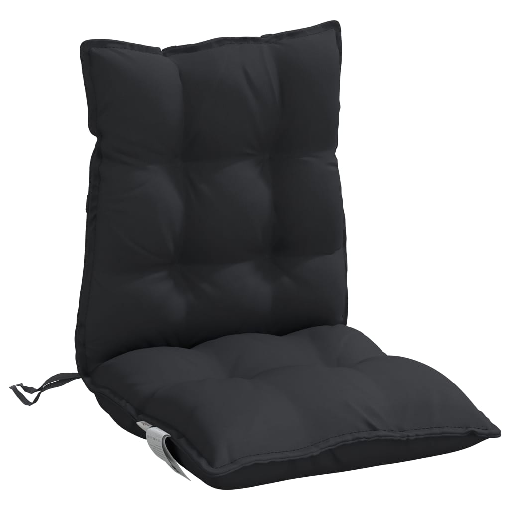 Kėdės pagalvėlės, 2vnt., juodos, oksfordo audinys