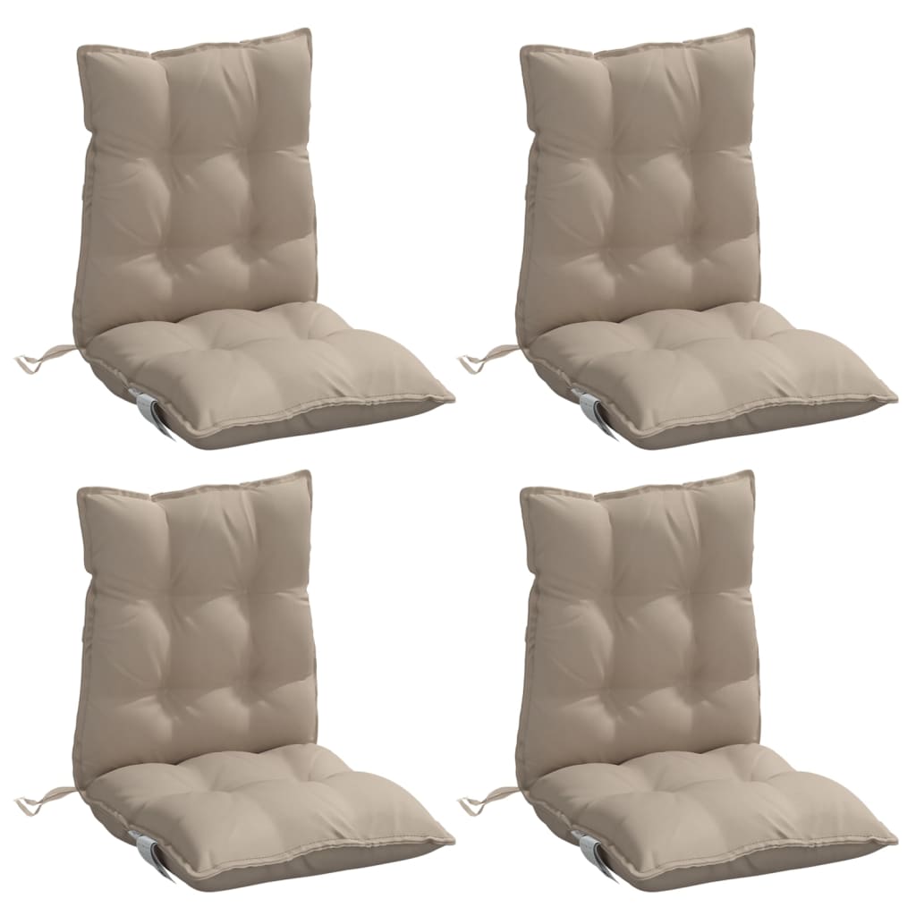 Kėdės pagalvėlės, 4vnt., taupe, oksfordo audinys