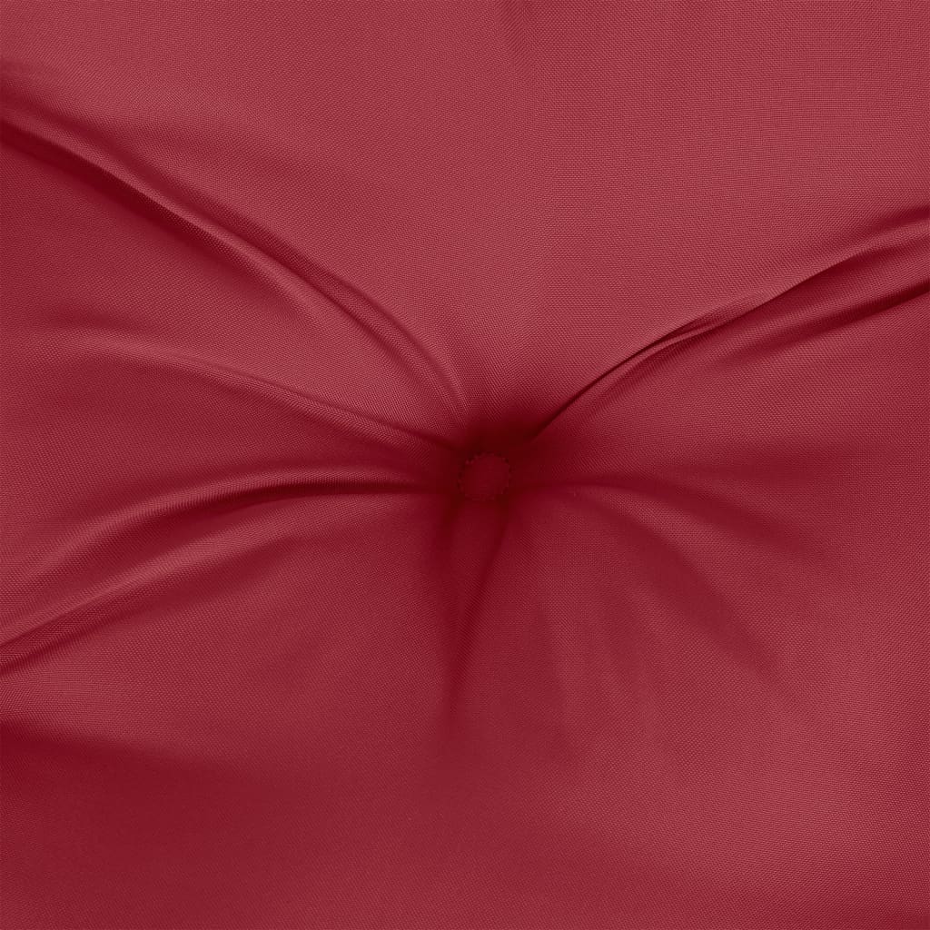 Chair cushions, 2 pcs., wine red, Oxford fabric