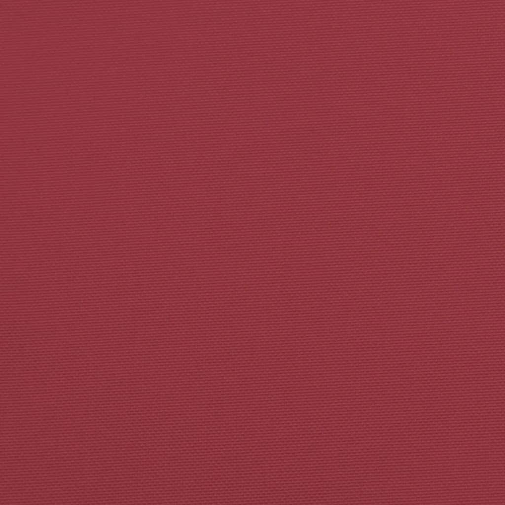 Chair cushions, 2 pcs., wine red, Oxford fabric