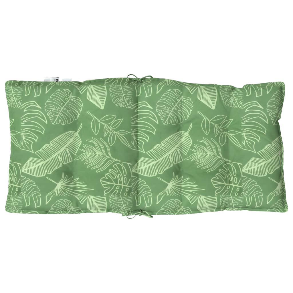 Chair cushions, 4 pcs., Oxford fabric, with leaves
