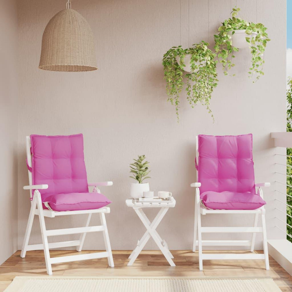 Kėdės pagalvėlės, 2vnt., rožinės, oksfordo audinys