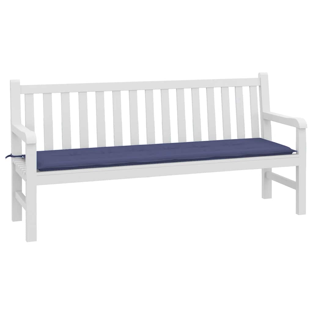 Garden bench cushion, dark blue, 180x50x4cm, fabric