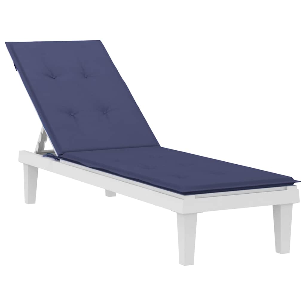 Patio chair cushion, dark blue, oxford fabric