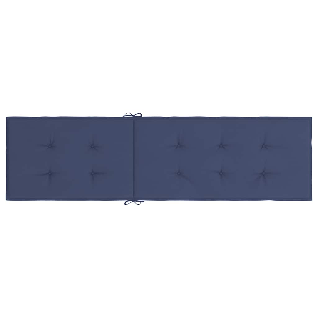 Patio chair cushion, dark blue, oxford fabric