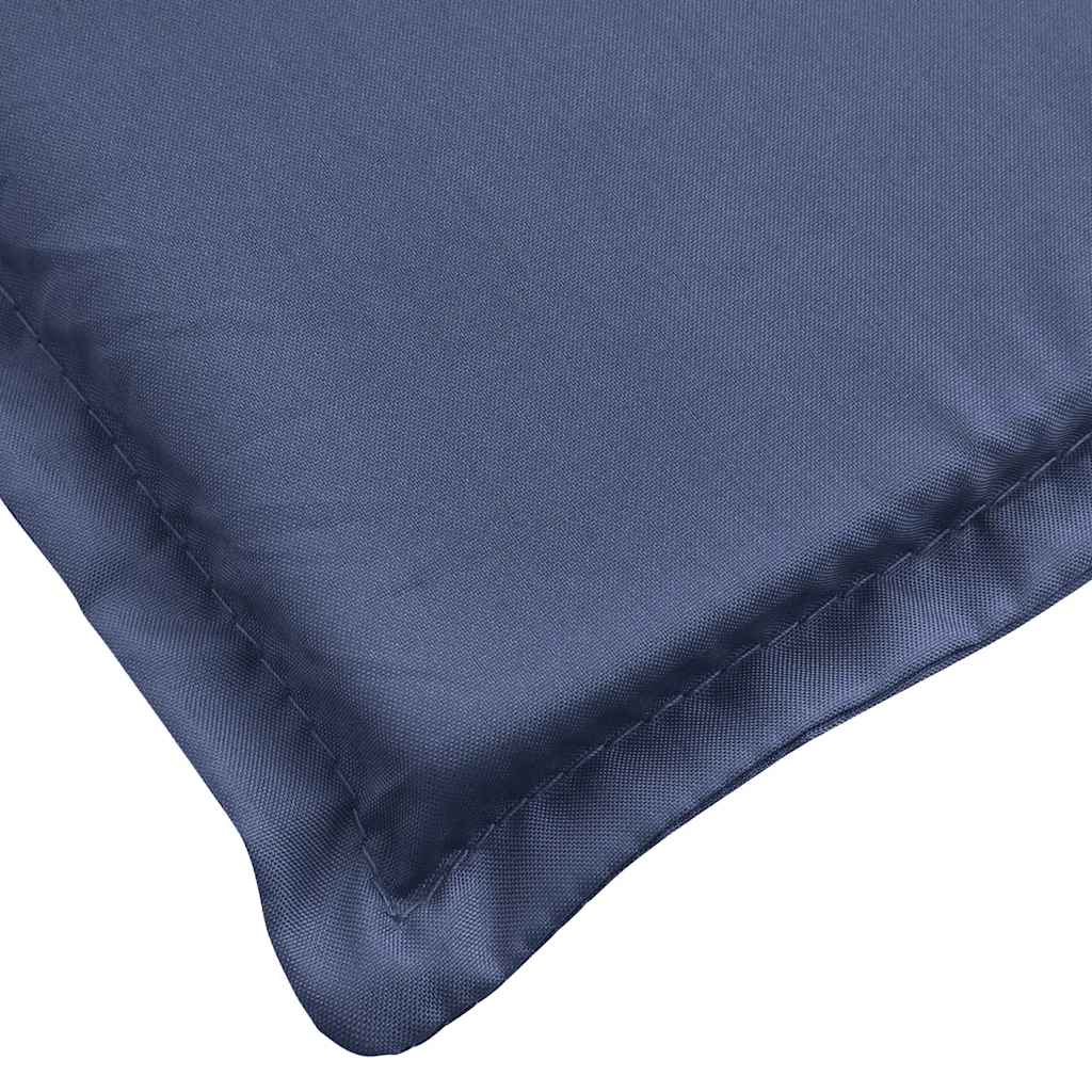Patio chair cushion, dark blue, oxford fabric