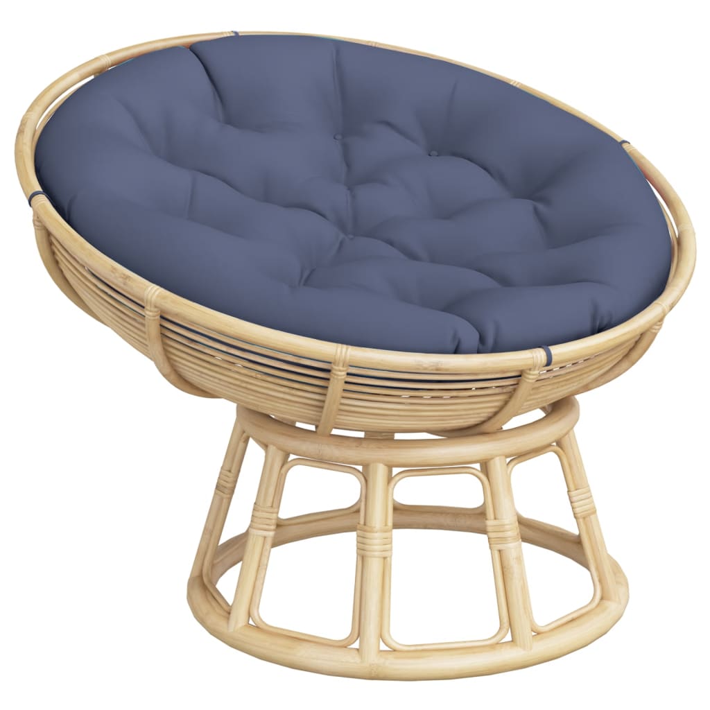 Cushion, dark blue, 100x11cm, oxford fabric, round