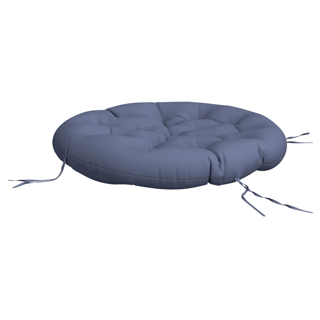 Cushion, dark blue, 100x11cm, oxford fabric, round