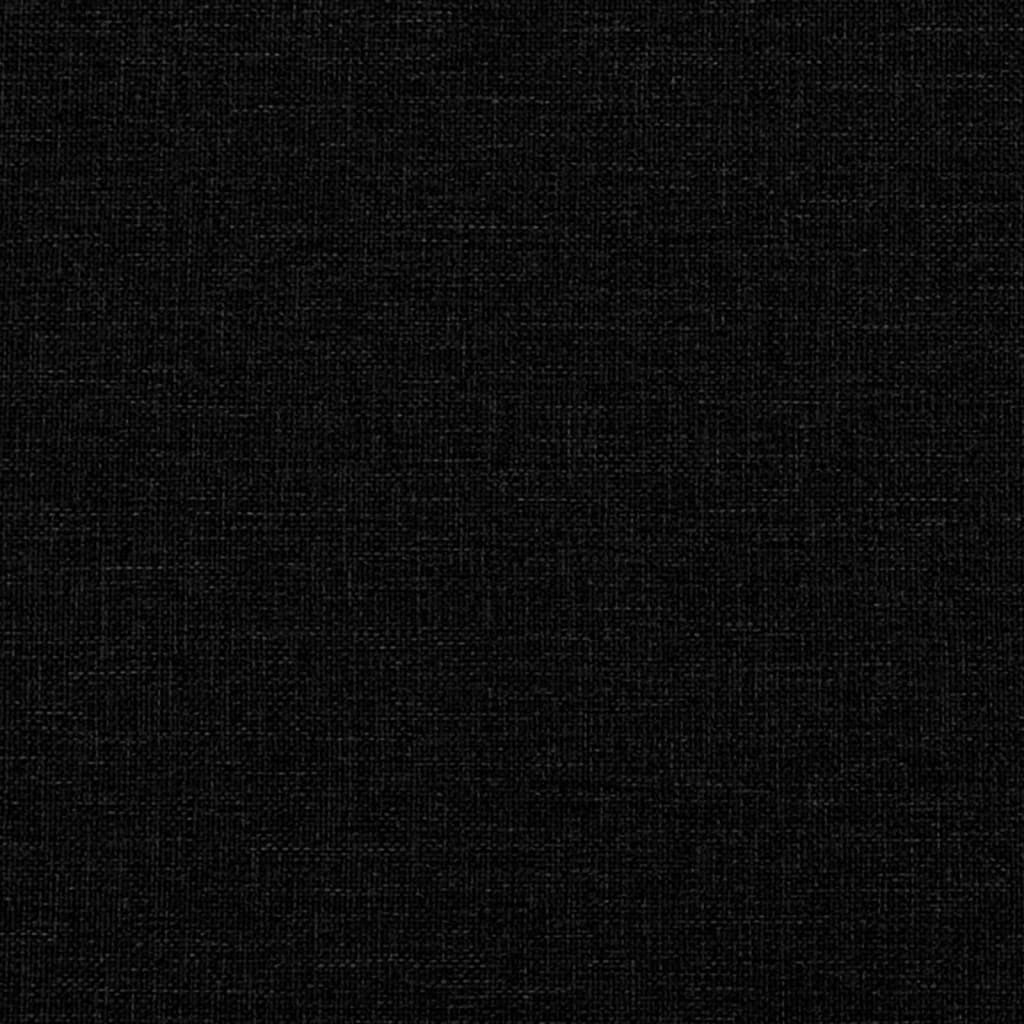 Chesterfield krėslas, juodos spalvos, audinys