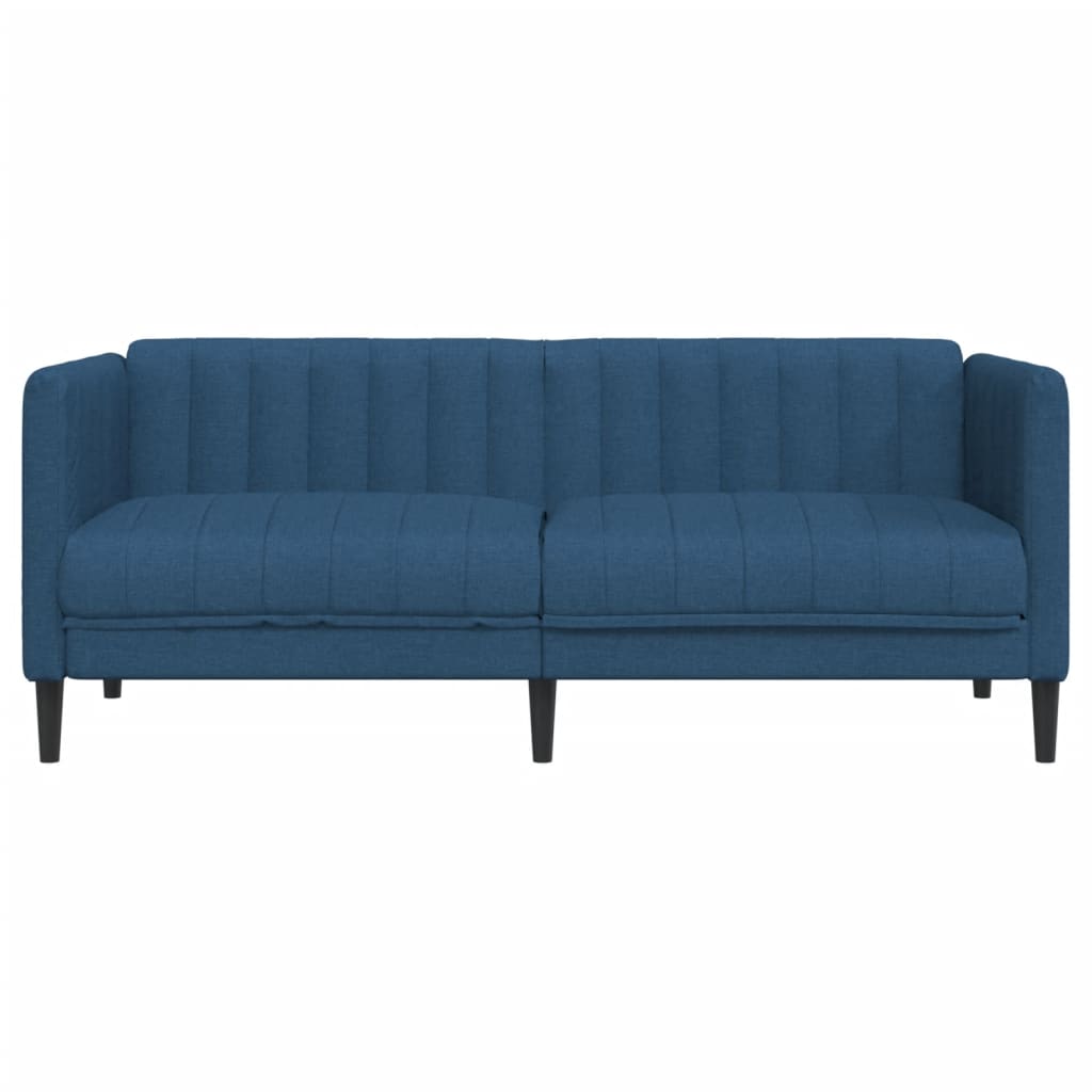 Dvivietė sofa, mėlynos spalvos, audinys