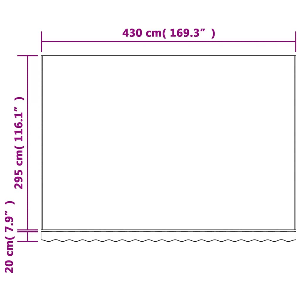 Marķīzes maināms audums, dažādās krāsās, 4,5x3m, svītrains