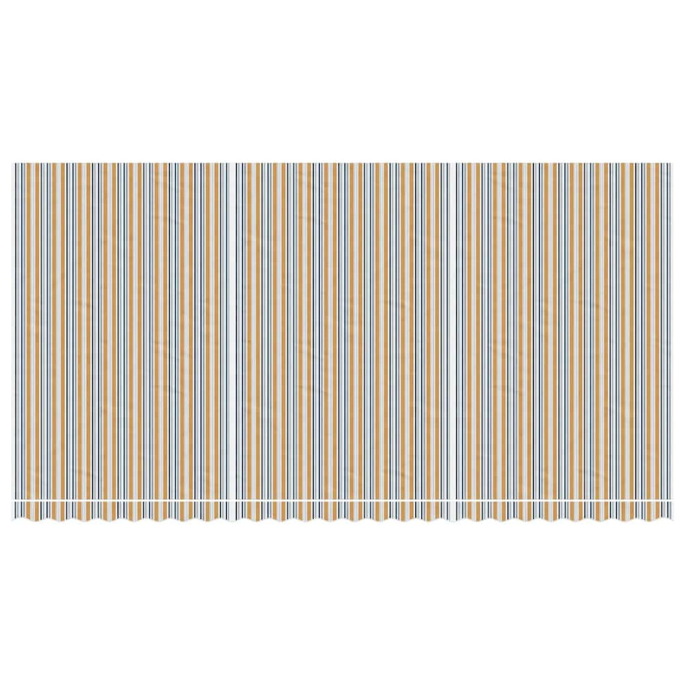 Pakaitinis audinys markizei, įvairių spalvų, 6x3m, dryžuotas