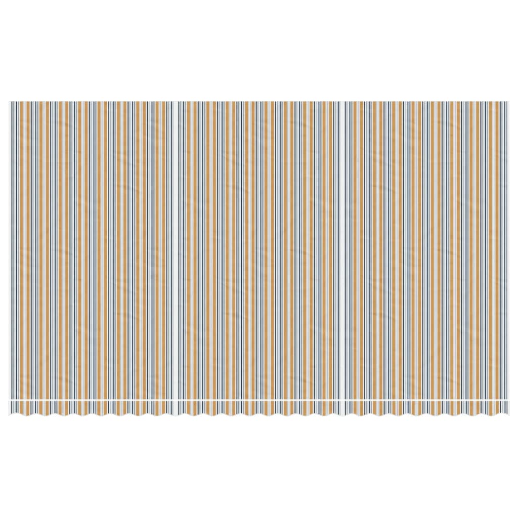 Pakaitinis audinys markizei, įvairių spalvų, 6x3,5m, dryžuotas