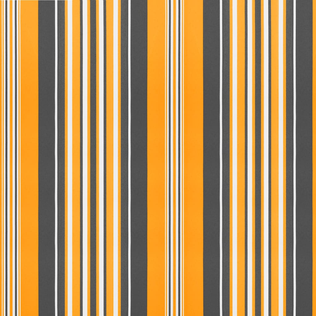 Pakaitinis audinys markizei, oranžinė ir juoda, 5x3m, poliesteris