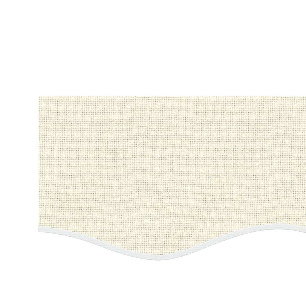 Awning replacement fabric for valance, blue/white, 4m