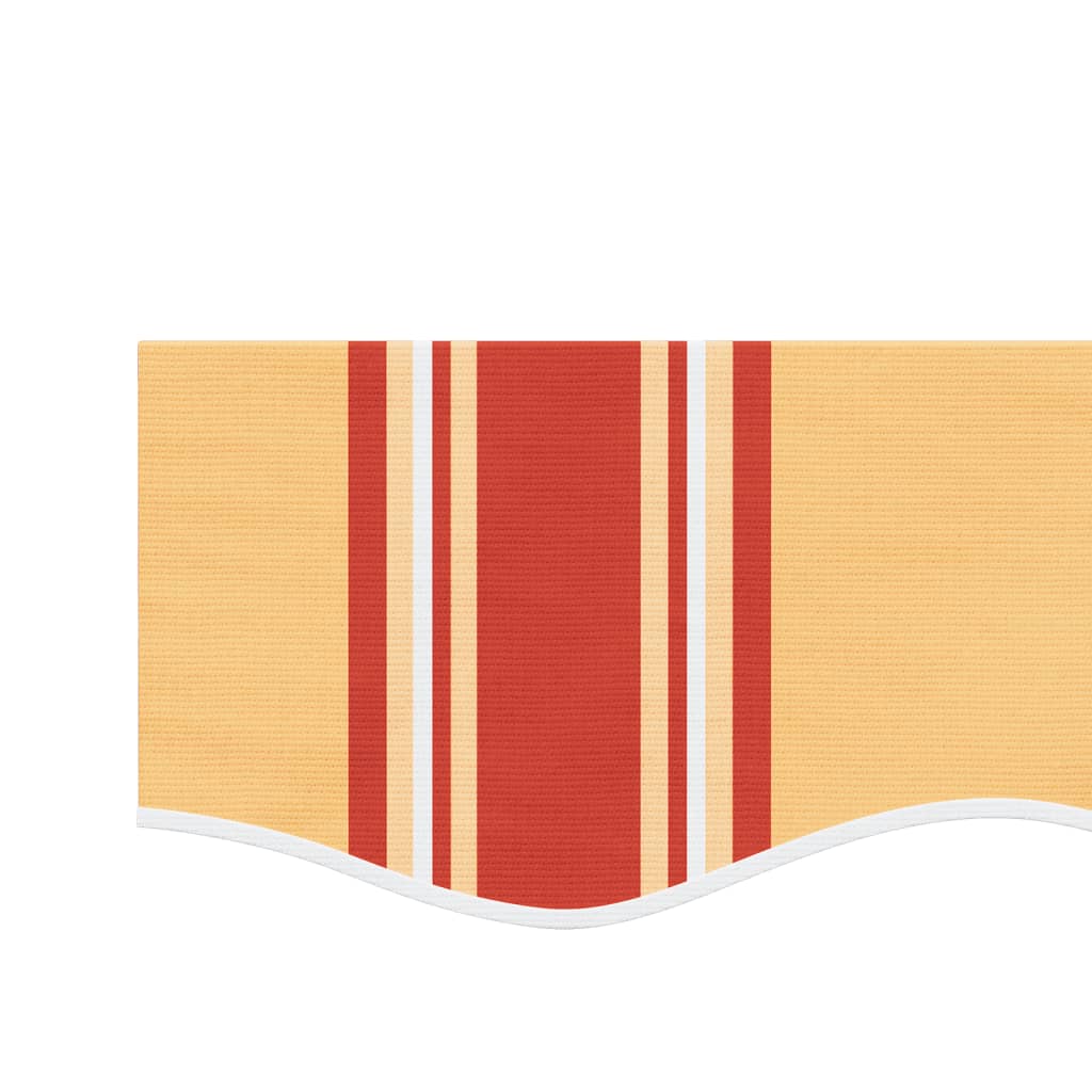 Pakaitinis audinys markizės apsiuvui, mėlynas/oranžinis, 4m