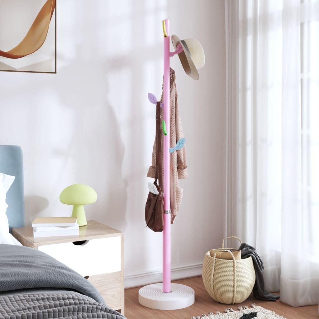 Mēteļu pakaramais, rozā, 172cm, pulverkrāsots dzelzs