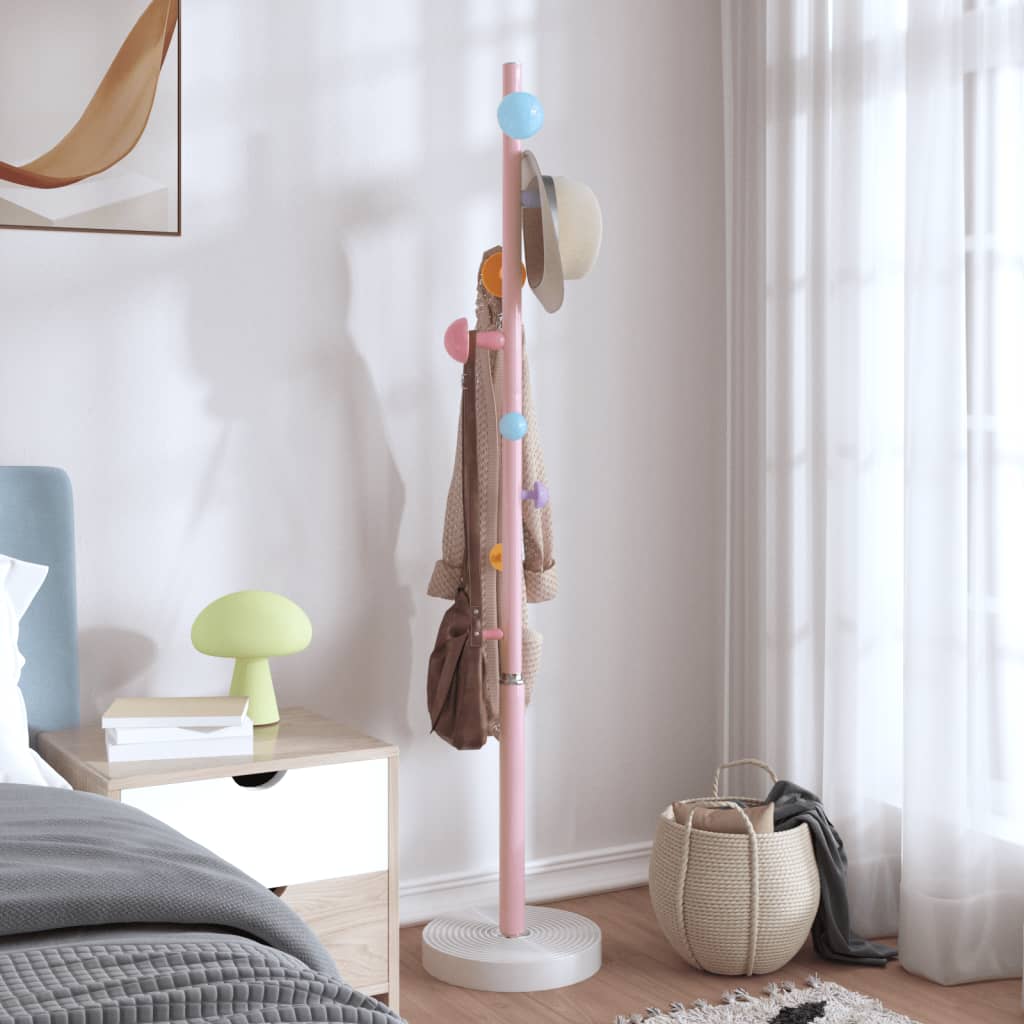 Mēteļu pakaramais, rozā, 172cm, pulverkrāsots dzelzs