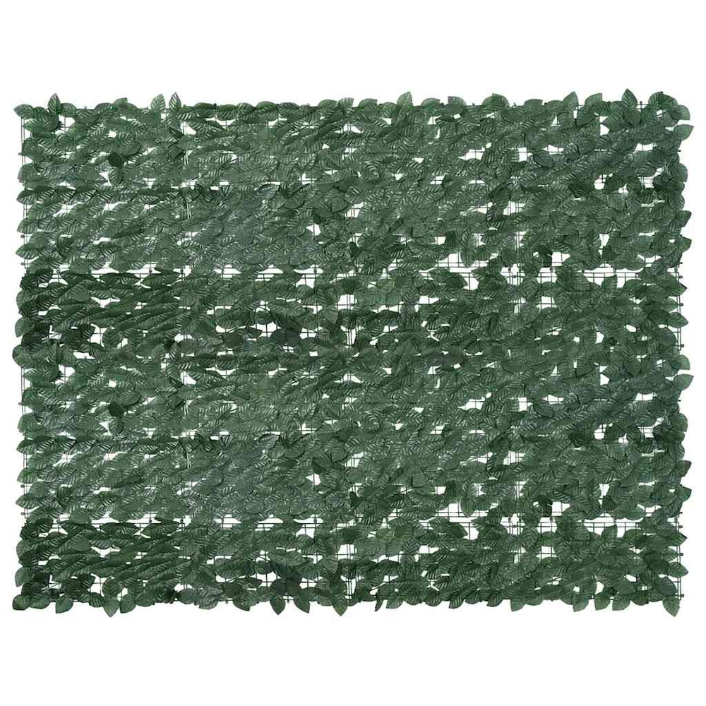 Balkono pertvara su tamsiai žaliais lapais, 200x150cm
