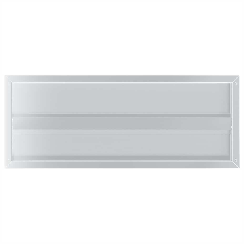 Wall shelves, 2 pcs., silver, 75x30x3cm, steel