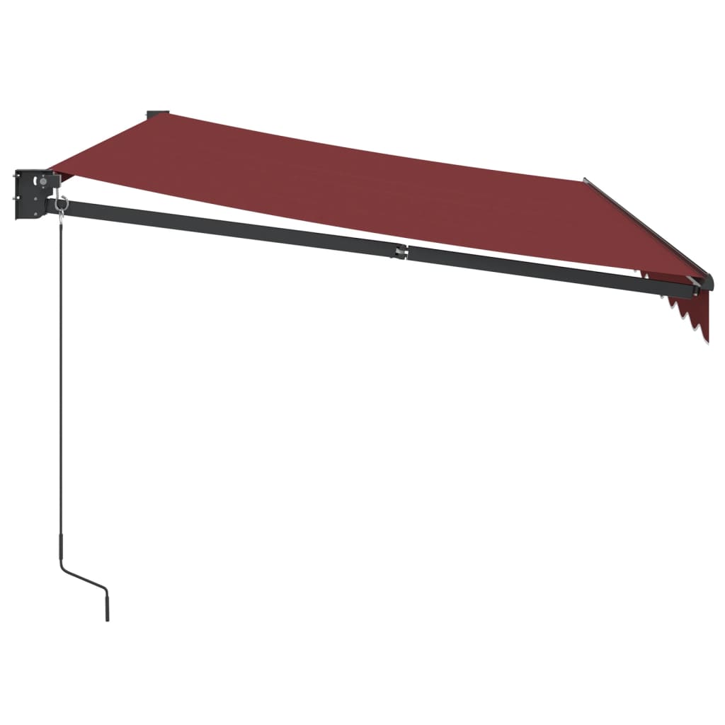Manuāli izvelkams marķīzs, bordo krāsā, 350x250cm