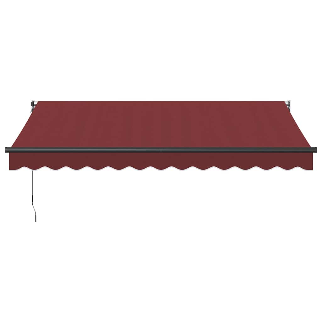 Automatinė ištraukiama markizė, bordo spalvos, 350x250cm
