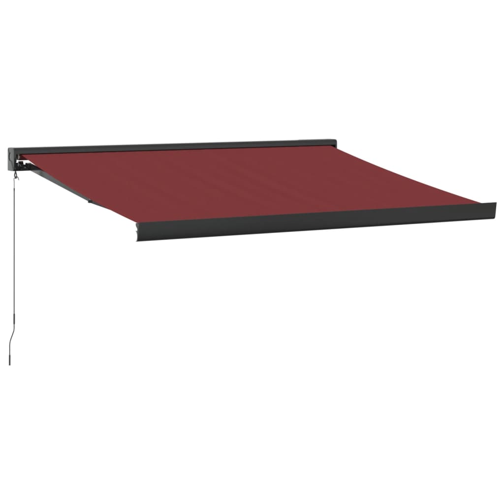 Manuāli izvelkams marķīzs, bordo krāsā, 350x250cm