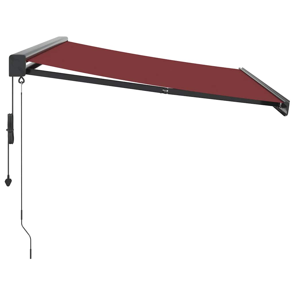 Automātiska izvelkama markīze, bordo krāsā, 350x250cm
