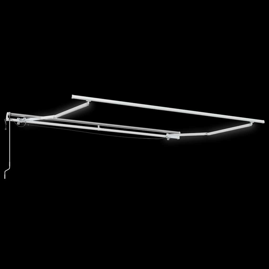 Automatinė ištraukiama markizė su LED, ruda, 300x250cm