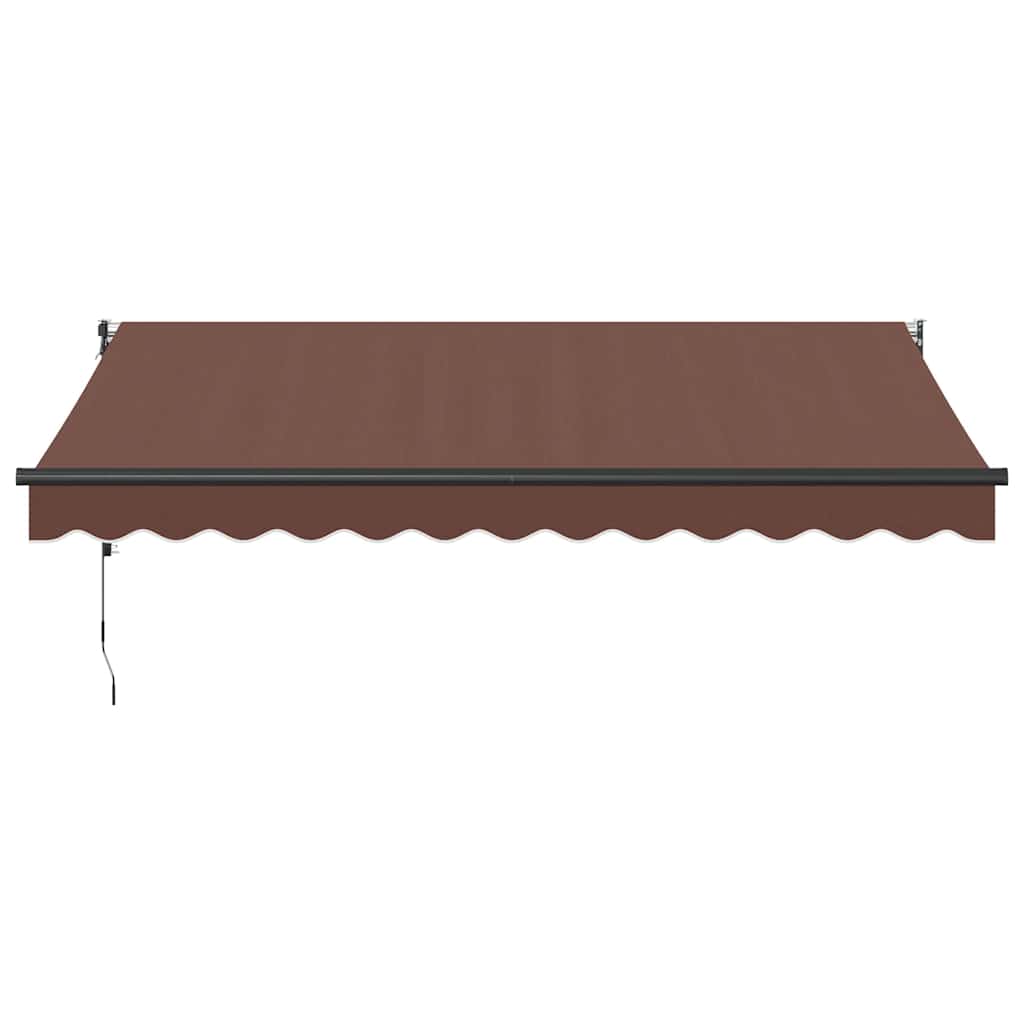 Automatic retractable awning, brown, 350x250cm