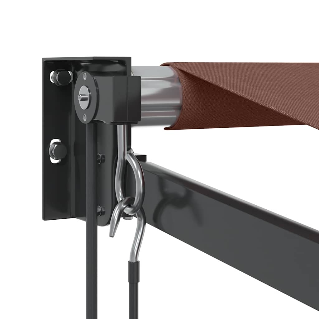 Automatic retractable awning, brown, 350x250cm