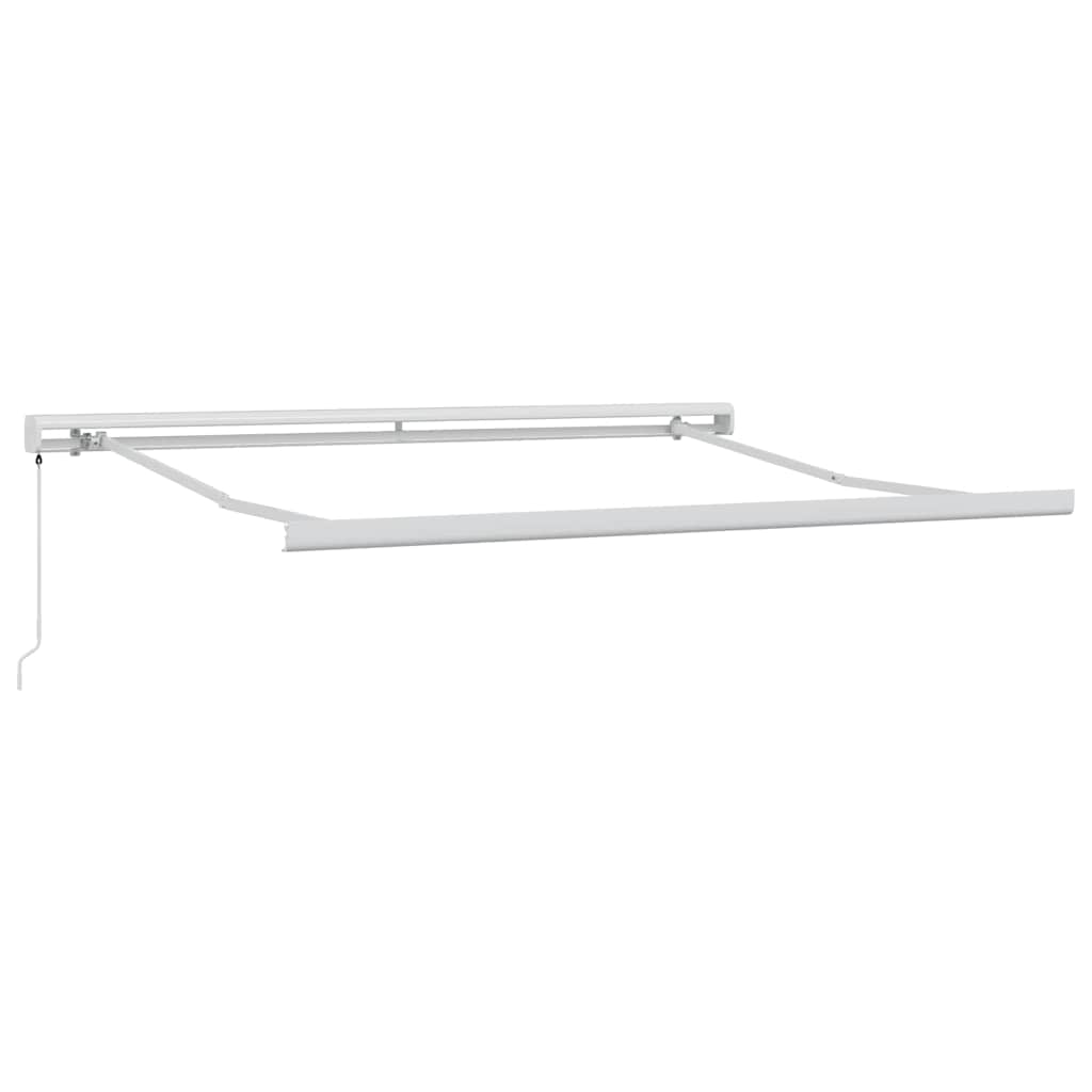 Manually retractable awning, brown, 300x250cm