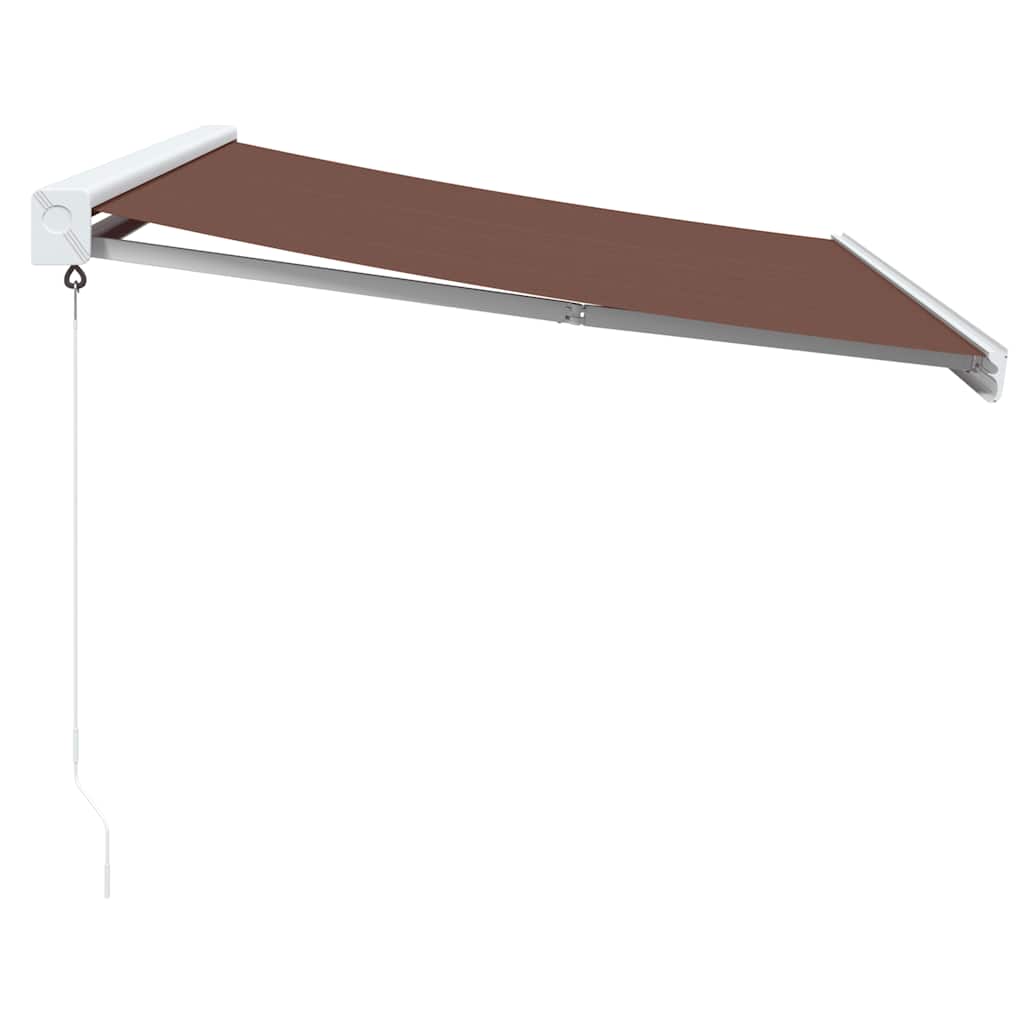 Manual pull-out awning, brown, 350x250cm