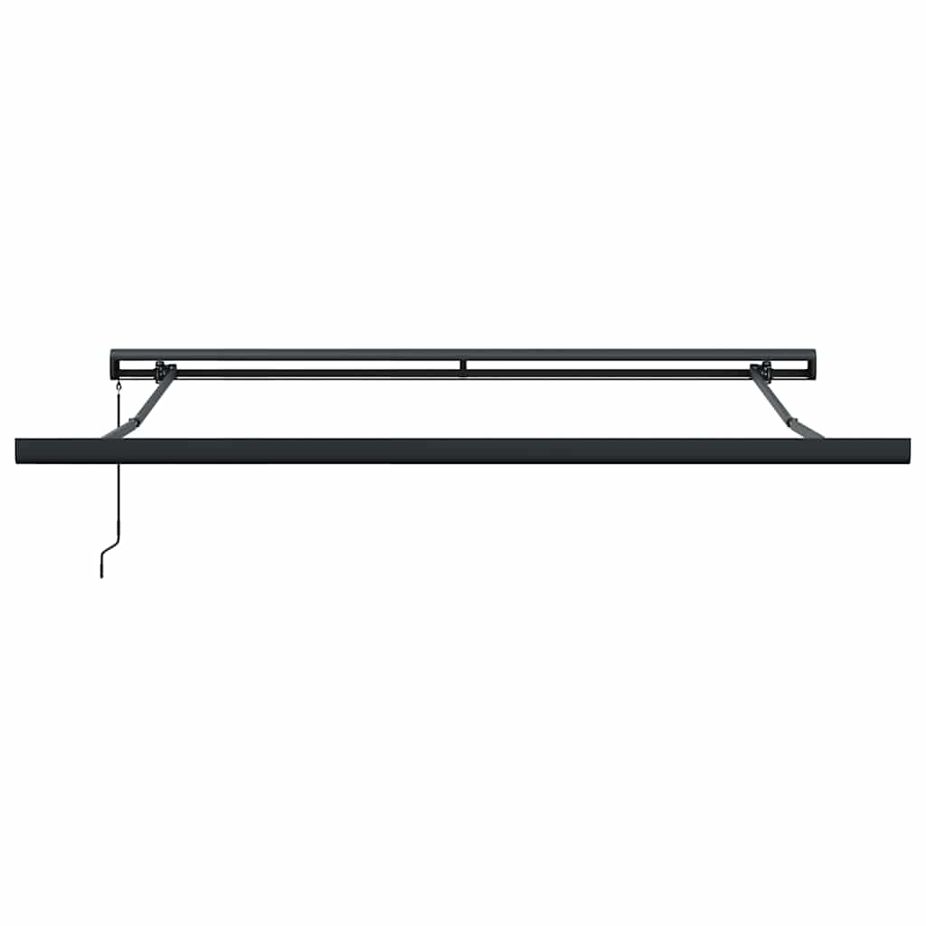 Manually retractable awning, brown, 300x250cm